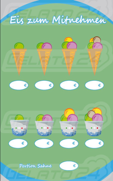 GELATO24 prijslijst 60x80 Alu-Dibond