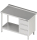 Mesa de trabajo con estante intermedio 1900x700x850 3xcajones RX