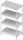 Rekken met gladde planken 1400x400x1800