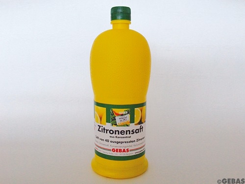 Zumo de limón 100% de sic. limones