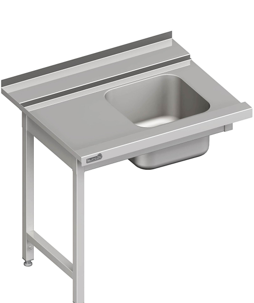 Mesa de alimentación sobre 2xpiernas 1xlavabo 700x750x880 LX AFK