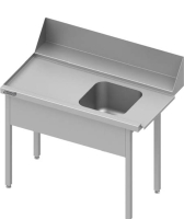 Mesa de alimentação 1xbacia 1200x750x880 LX...