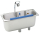 STÖCKEL 54/16 Lavabo empotrado con ducha