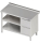 Mesa de trabajo con estante intermedio 1200x700x850 2xcajones RX