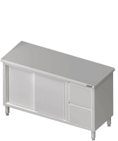 Arbeitsschrank mit Schiebetüren 1200x600x850...