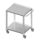 Carrello di trasporto 2xmensole 900x500x850