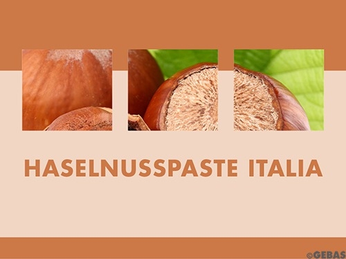 Pasta fina de avellanas Italia