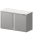 Armario de pared con puerta batiente 400x300x600