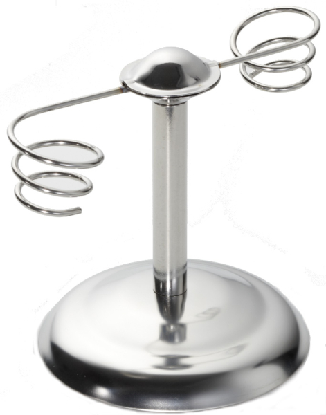 STÖCKEL 323 Supporto per coni gelato in acciaio inox, 2 bracci