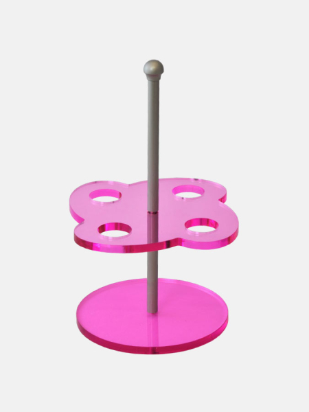 NEROLUCE ice cream cone stand 4xStandard fuxia