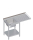 Mueble fregadero con estante intermedio Voladizo 1800x700x900 1xlavabo