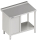 Mesa de trabalho com prateleira intermédia 1500x600x850 LX AFK