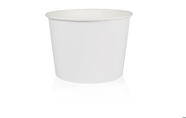 Copos de papel branco W500 GE-4M 500 ml Ø 110 mmn