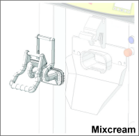 Pieza de recambio grifo de salida BRAVO Mixcream