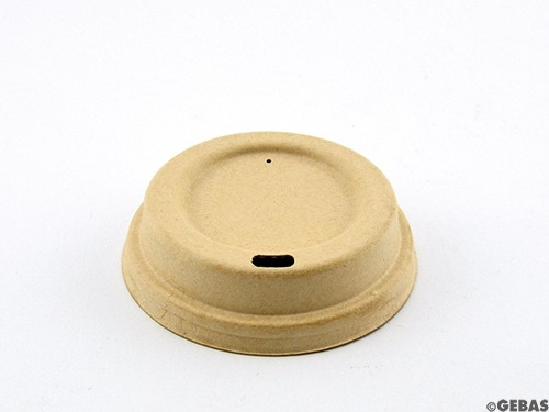 BIO Deckel für Kaffeebecher CTG creme Ø90mm