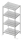 Prateleiras Prateleiras em grelha 1400x500x1800
