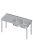 Sink unit 1900x600x850 2xbasin RX AFK