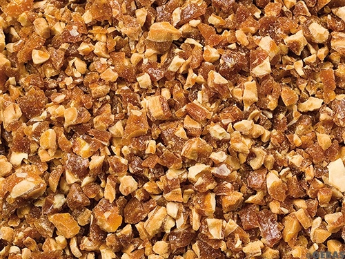 Decorazione caram. Crumble di mandorle Croccantino di Mandorla