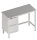 Table de travail 1000x700x850 2x tiroirs LX