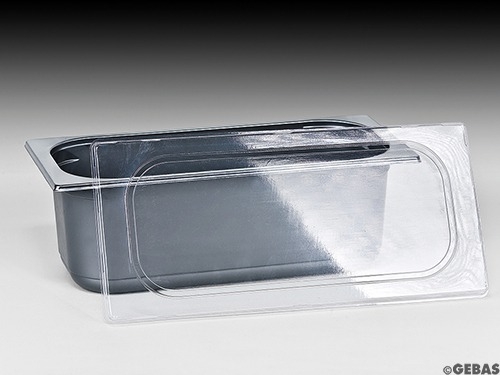 Recipiente para gelados 5 L PS sem tampa 360x165x120 mm