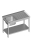 Sink unit with intermediate shelf 1400x700x850 1xbasin RX AFK