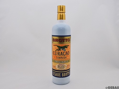 BROTTO ice liqueur Curacao blu, 28% di alcol bottiglia da 1 litro