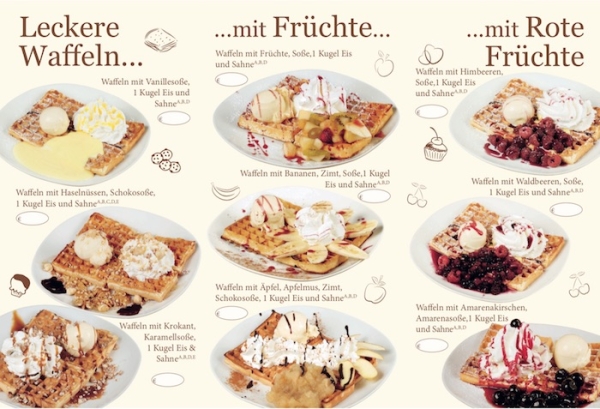 Menu Crepes Modern - 10 pieces