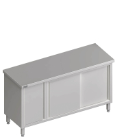 Armario de trabajo con puertas correderas 1700x700x850 LX