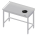 Mesa de trabalho 1800x600x850 Orifício para resíduos RX AFK