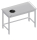 Table de travail 1100x700x850 Trou à déchets LX
