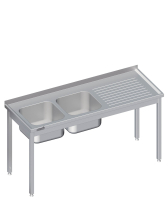 Lavello 1700x600x850 2xlavandino LX AFK