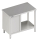 Mesa de trabalho com prateleira intermédia 2500x600x850 LX