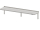 Prateleira de parede Suportes angulares 1300x300x250