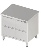 Drawer cabinet 2x2 drawers 840x700x850