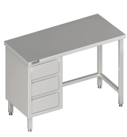 Arbeitstisch 800x700x850 3xSchubladen LX