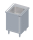Lavello con anta a battente 600x700x850 1xlavandino AFK