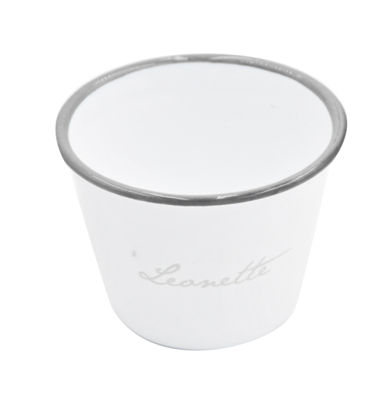 Pote retro esmaltado Ø8xh7 cm