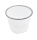 Pote retro esmaltado Ø8xh7 cm