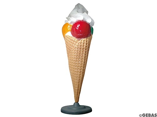 GELATO24 Cornet de glace sur pied 200 cm de haut