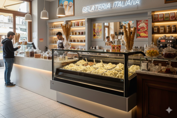 IFI Speiseeisvitrine MILIA 400V L2200 FENIX
