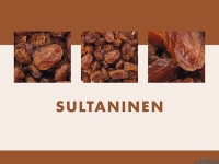 Uvas passas/Sultanas "austral. Art" em caixa de...