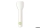 Colher para gelado biológico 9,4 cm de papel branco 1.000 /caixa.