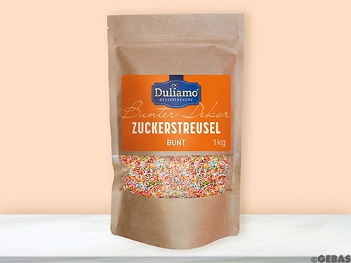 Duliamo decor suiker hagelslag gekleurd