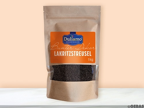 Duliamo Dekor Lakritzstreusel schwarz