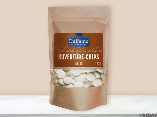 Décor Duliamo Chips de chocolat de couverture blanc
