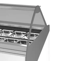 Ital Proget Smile ice cream display case