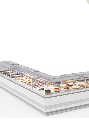 Ital Proget pastry shop Vitrine Cometa