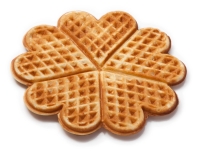 Placas intercambiáveis para waffles em forma de coração grande da Neumärker para Thermocook®