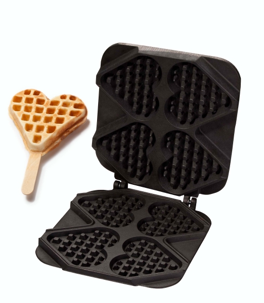 Piastre intercambiabili per Thermocook® Neumärker con cuore di waffel su stecco
