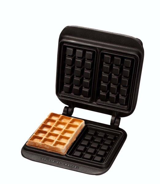 Placas intercambiáveis para waffles de Bruxelas da Neumärker para Thermocook® (ferro fundido com revestimento antiaderente)